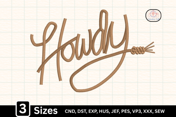 Western Country Howdy Rope